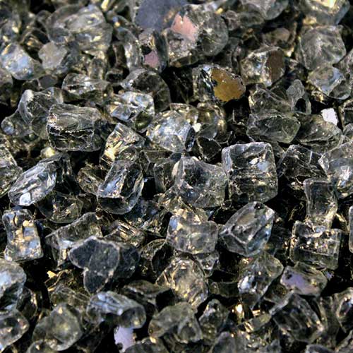 HPC Fire 1/4 Inch Decorative Fire Glass - 10 lbs