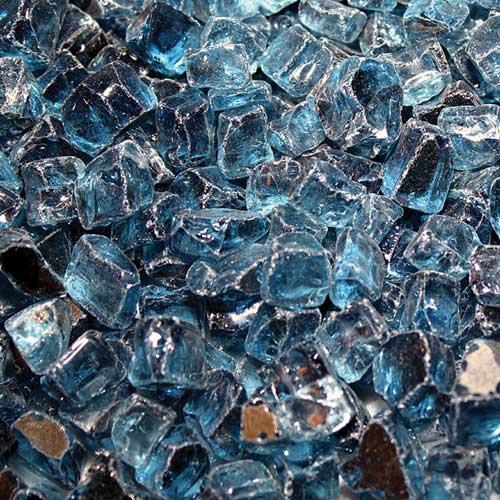 HPC Fire 1/4 Inch Decorative Fire Glass - 10 lbs