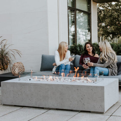 HPC Fire Sonoma Concrete 72" Fire Pit by Dekko