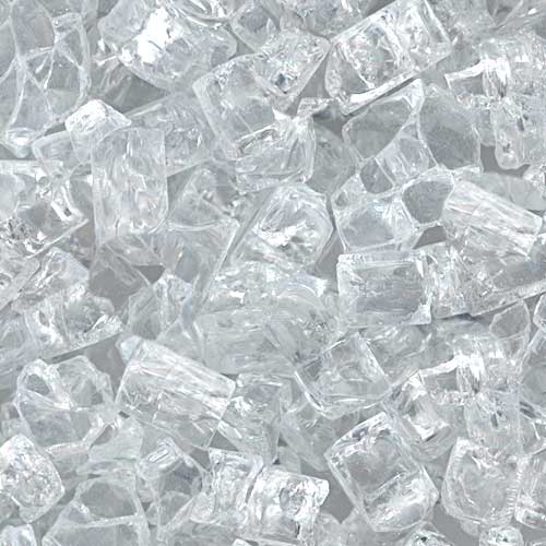 HPC Fire 1/4 Inch Decorative Fire Glass - 10 lbs